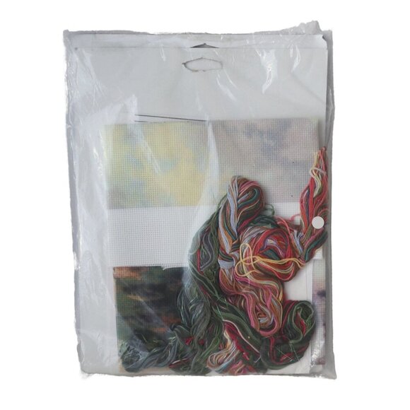 Candamar Embellished Cross Stitch Kit #51113 Mountain Chapel Thomas Kinkade - Picture 4 of 5